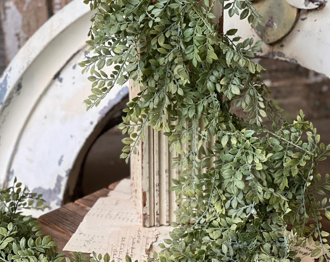 Featured listing image: Greenery Garland-Wedding Greenery-Realistic Greenery-Wedding Table Decor-Year-Round Home Decor--Wedding Table Runner-Party Event Decor