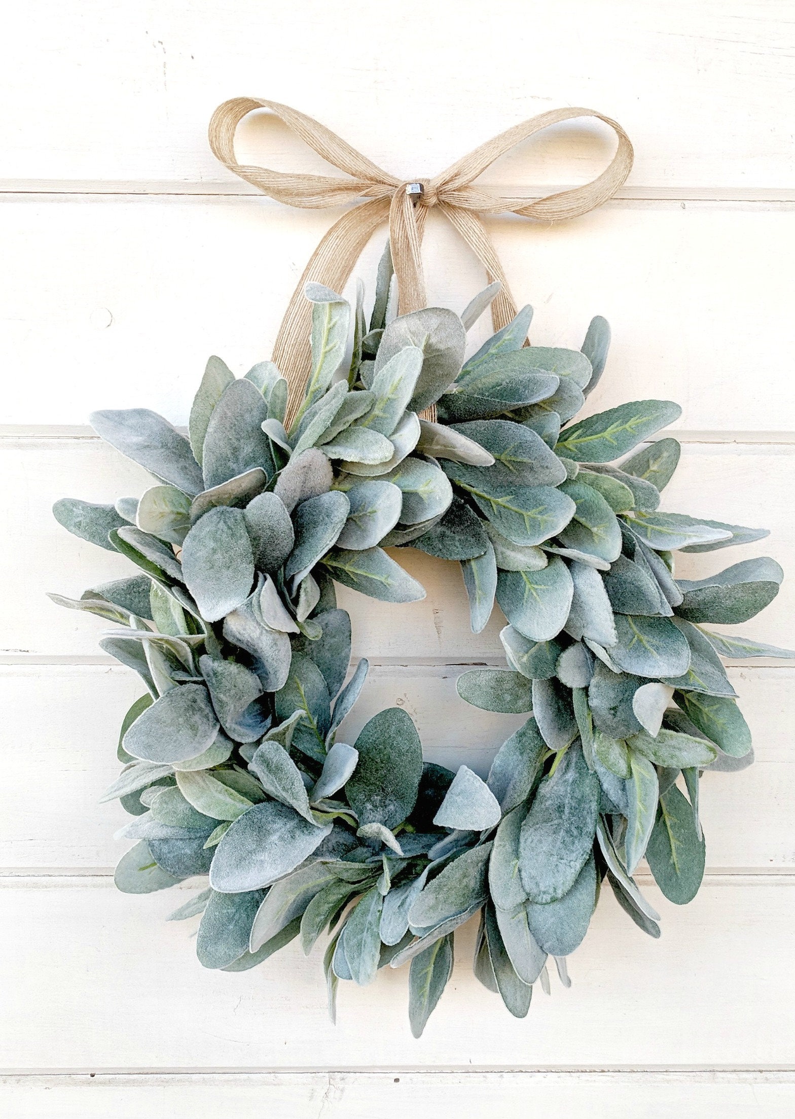 Mini Lambs Ear WreathMini Window WreathLambs Ear WreathSmall Wreath