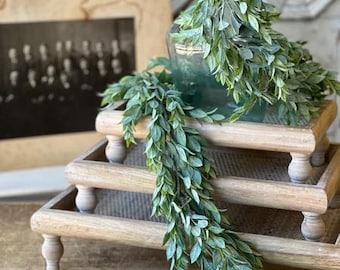 Summer Garland-Spring Mantel Décor-Modern Farmhouse Décor-Spring Garland-Wedding Décor-Greenery for Bridal Shower Decor-Wedding Table Decor