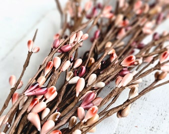 Valentine's Day Garland-MAUVE Garland-Light Pink Table Runner-Spring Garlands-Pink Garland for Mantel-Easter Home Decor-DIY Craft Supplies