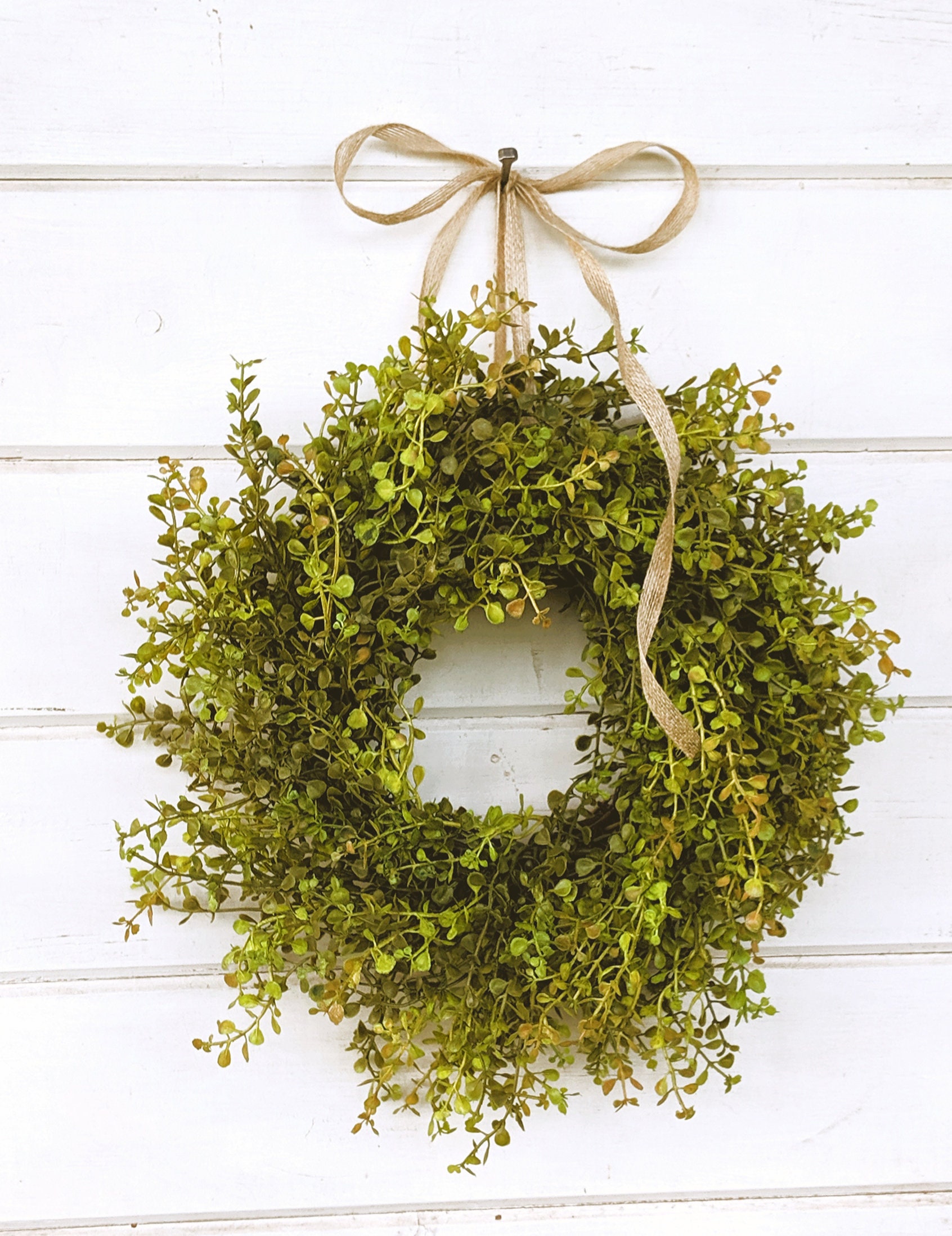 Farmhouse WreathMINI Window WreathBaby Eucalyptus WreathFarmhouse