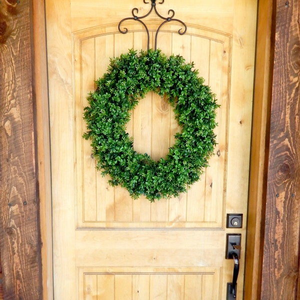 Outdoor Boxwood Wreath - Etsy
