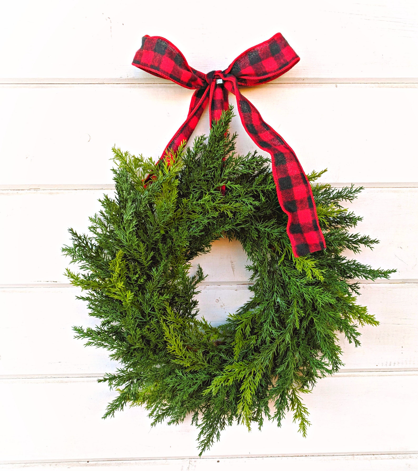 MINI Wreath-winter Wreath-holiday Wreath-artifical CEDAR | Etsy