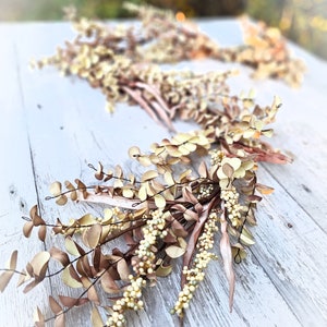 Antique Fall Eucalyptus Garland-Thanksgiving Table Runner-5' Garland-Garland for Mantel-Dark Cottage Decor-Thanksgiving Decor-Fall Wedding