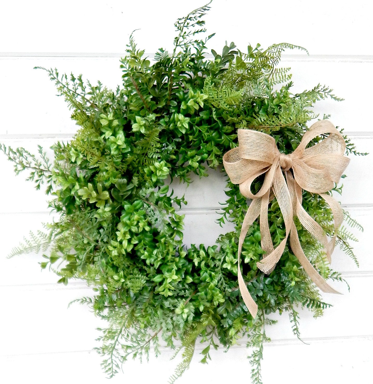 BOXWOOD WreathFERN WreathFall WreathFarmhouse DecorSCENTED Wreath
