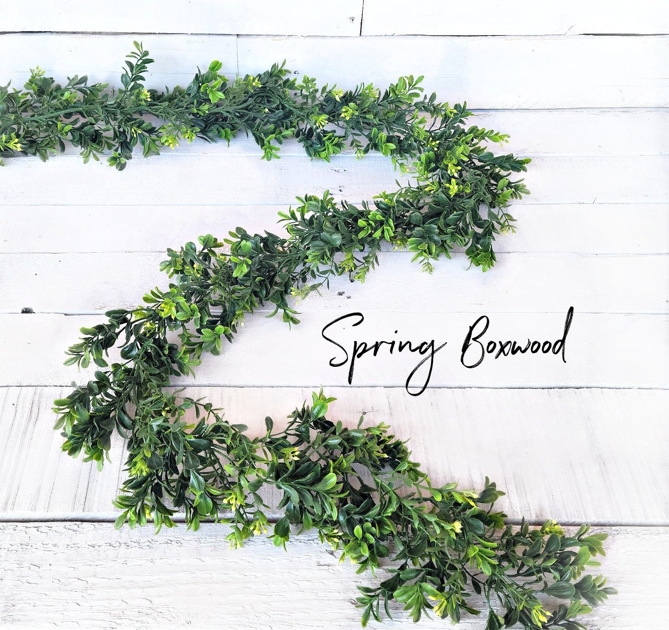 Fern Garland: Spring Time Greenery Mantel Garland - Platt DesignsPlatt  Designs