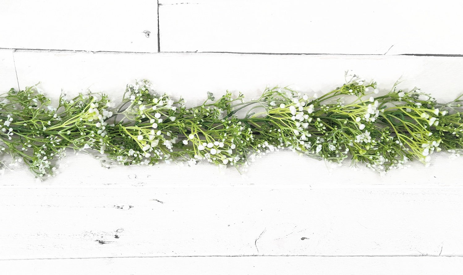 White Baby's Breath Garland - Absolute Weddings And Events