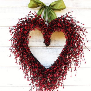 Front Door Wreaths Valentine's Day Wreath 