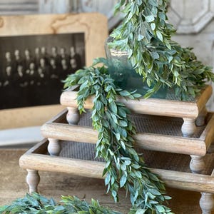 Guirlande de verdure, décoration de manteau de cheminée, décoration de ferme moderne, guirlande toute l'année, décoration de mariage, verdure pour douche nuptiale, décoration de table de mariage