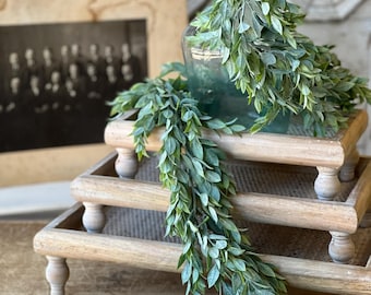 Greenery Garland-Mantle Décor-Modern Farmhouse Décor-Year-Round Garland-Wedding Décor-Greenery for Bridal Shower-Wedding Table Decor