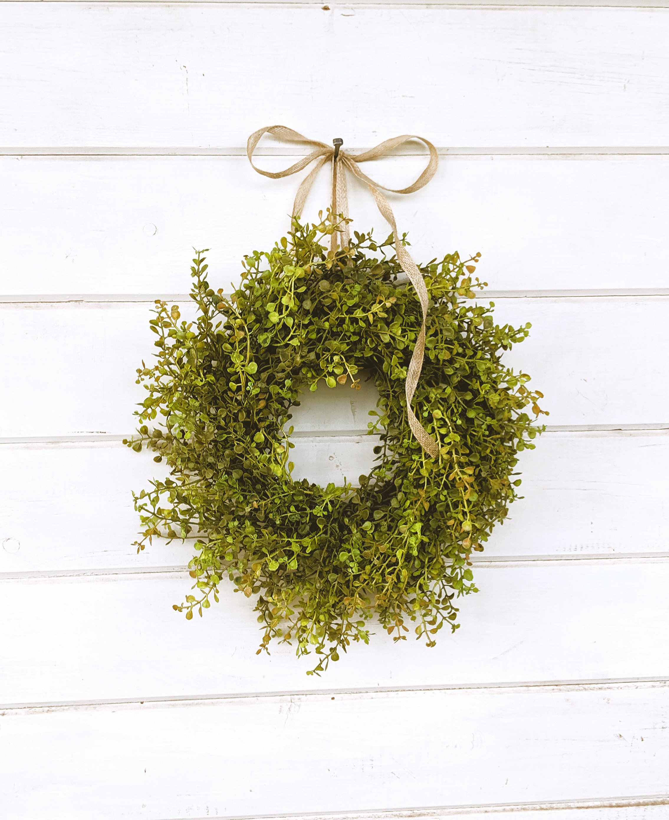 Couronne de Ferme-Mini Fenêtre Couronne-Bébé Eucalyptus Couronne-Ferme Décor-Porte Couronne-Eucalypt