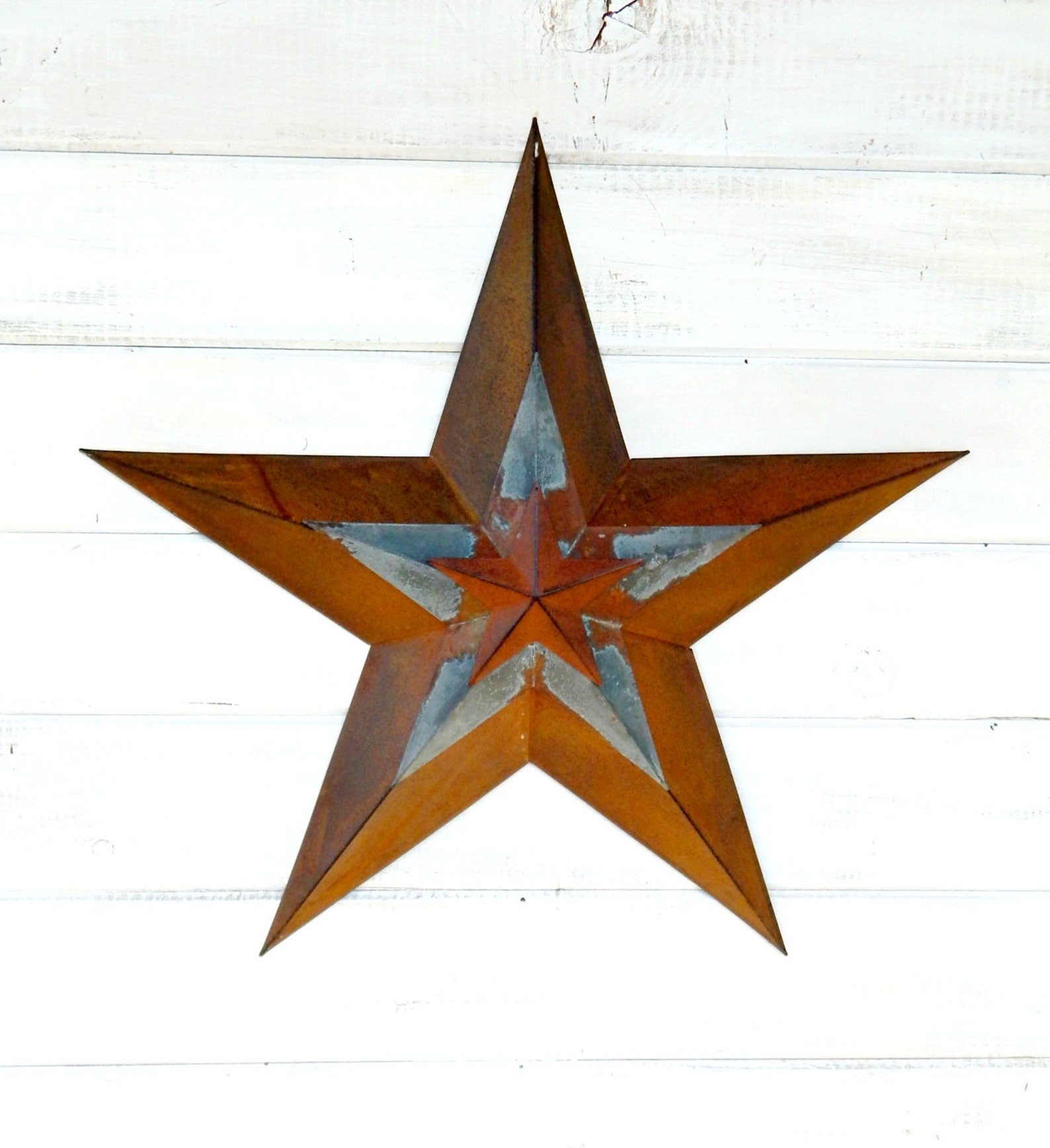 Star Wall Hanging Patriotic Starrustic Wall Hangingrustic Etsy