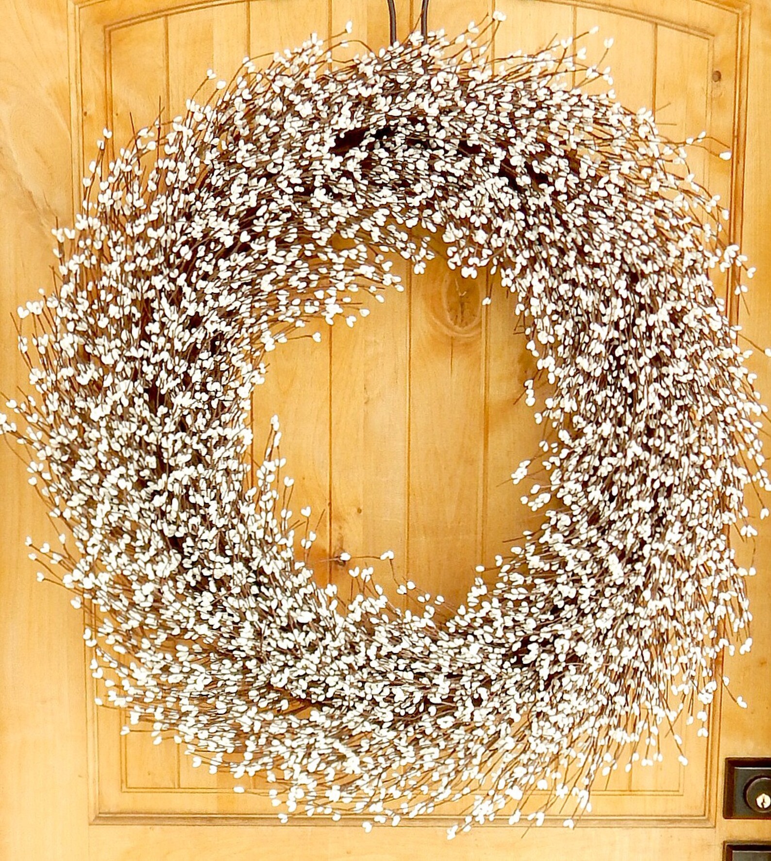 LARGE White Wreathfireplace Mantle Decorsummer Home Decorsummer