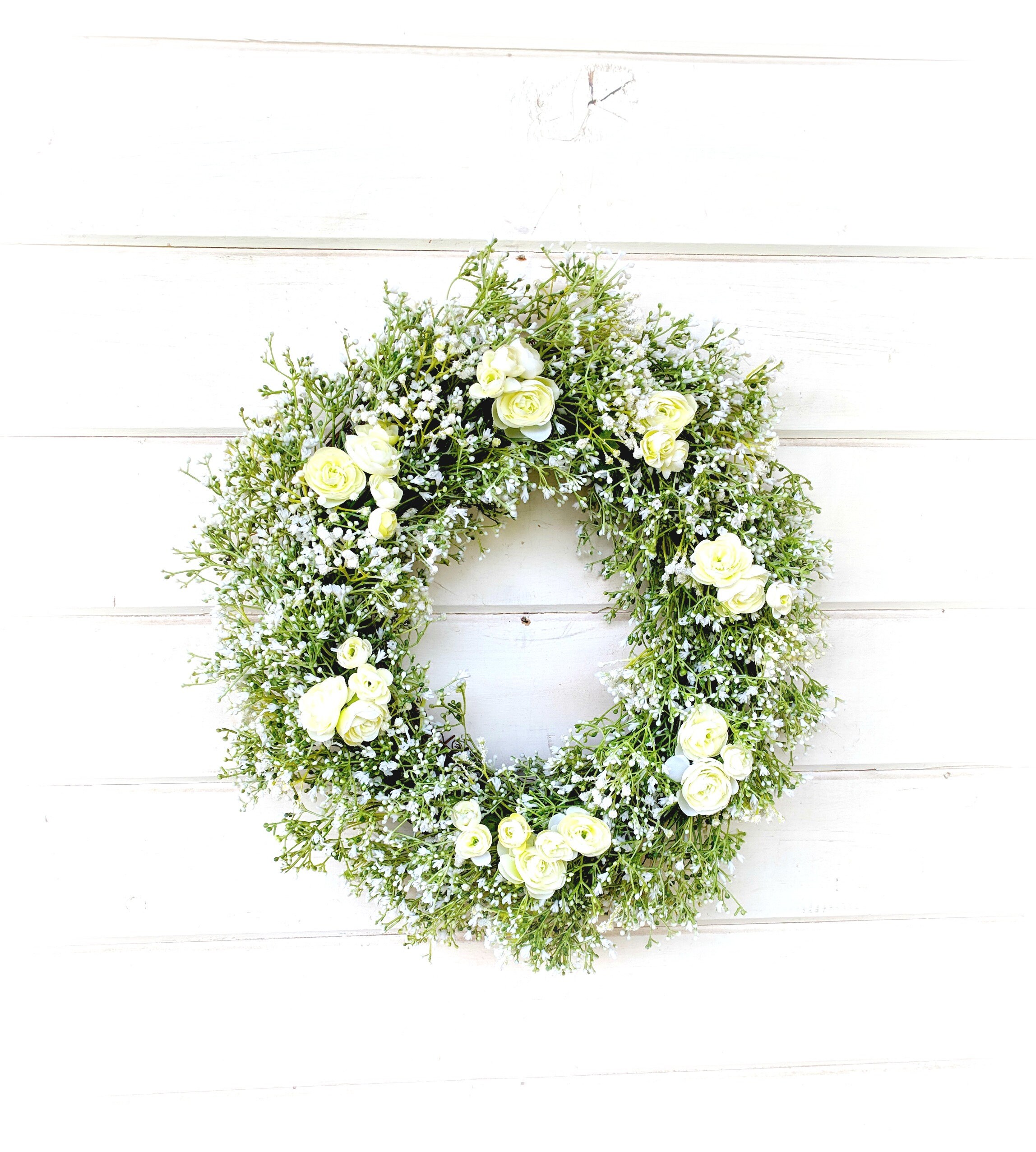 Weddings Wedding Decor Wedding Wreath Baby S Breath Wreath W