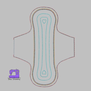 Reusable Cloth Liner - ITH Machine Embroidery Design