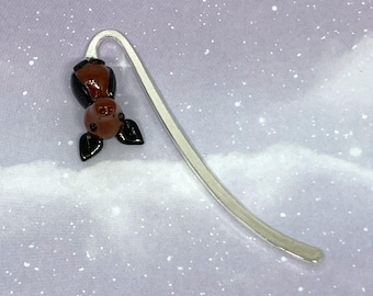 Flying Fox Bookmark, Fruit Bat, Bats, Bat Bookmark, Polymer Clay, Handmade