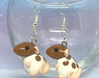 Taxidermy Rat Tail Earrings Real Rats Oddities - Etsy