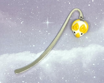 Bat Bookmark, Honduran White Bat, Animal Bookmark, Handmade, Polymer Clay