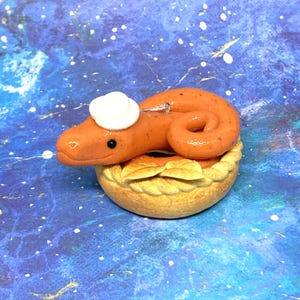 Snake Ornament, Snake Figure, Pumpkin Pie-thon, Snake Figurine, Pumpkin Pie-thon Ornament, Ornaments, Animal Puns, Cute Snake, Pumpkin Pie