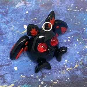 Mothman Figurine, Mothman, Cryptid, Cryptids, Handmade, Polymer Clay, Animal Ornament, Mothman Figure, Mothman Ornament, Cryptid Ornaments