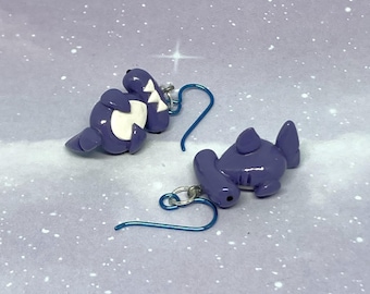 Shark Earrings, Hammerhead Sharks, Shark Week, Polymer Clay