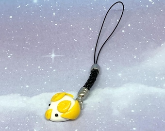 Bat Keychain, Honduran White Bat, Bat Accessories, Handmade, Polymer Clay