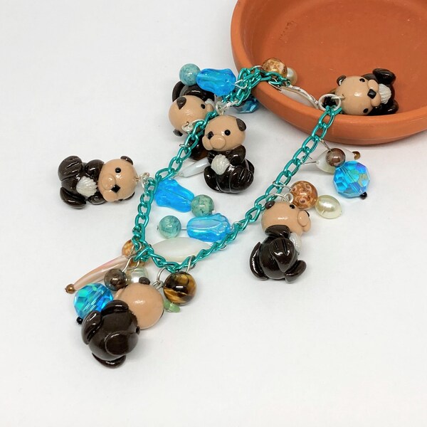 Otter Charm Etsy