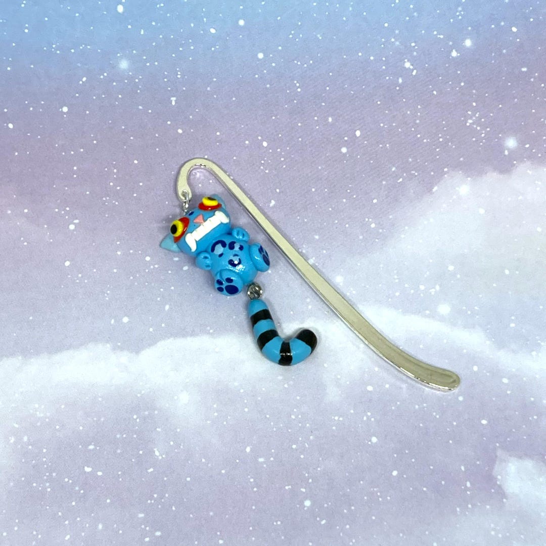 Derpy Bookmark Color Tiger Bookmark, Blue Tiger Bookmark, KPDH Bookmark, Polymer Clay ...