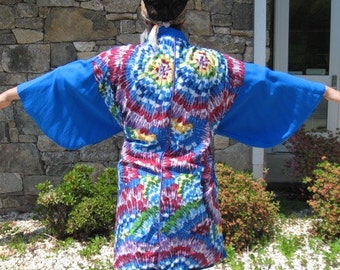 Rainbow Feathers Oriental Style Jacket