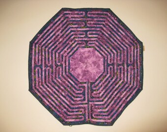 Purple Labyrinth Quilt