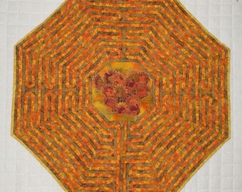 Thanksgiving Labyrinth Quilt—ON SALE