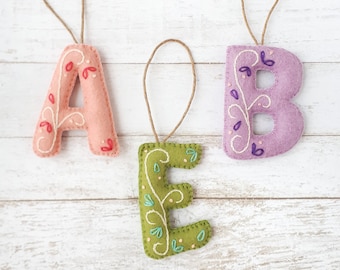Personalized Ornament. Custom Initial Ornament. Personalized Christmas Ornament. Stocking Stuffer Initial Gift. Personalized Gift.