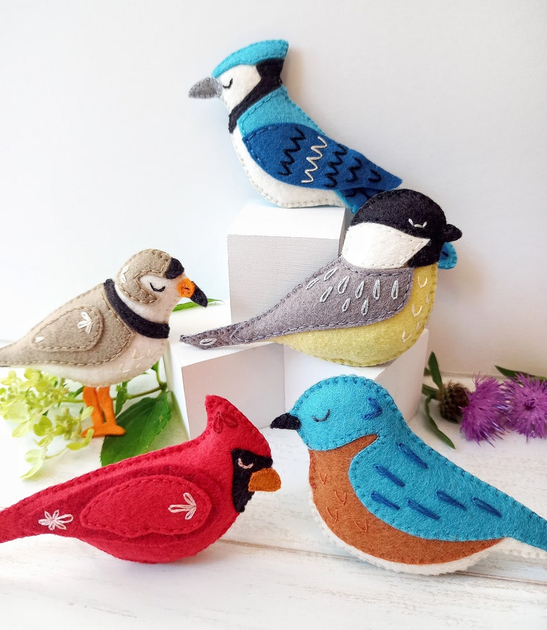 Set of 5 Felt Bird Patterns PDF Sewing Pattern Set Printable Etsy Set of 5 Felt Bird Patterns PDF Sewing Pattern Set Printable Etsy