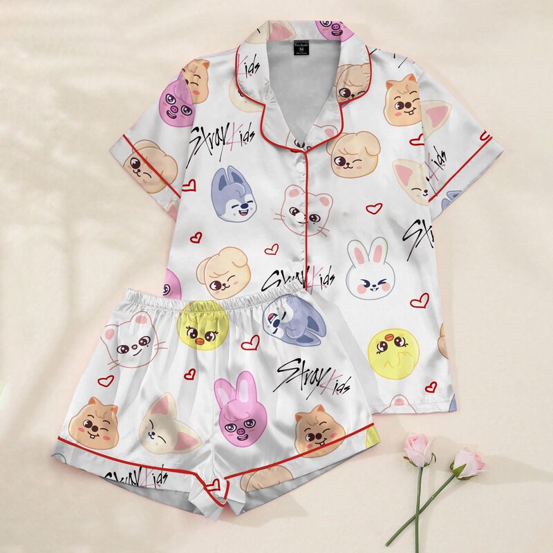 Skzcode Pajamas Stray Kids Pajamas - Etsy