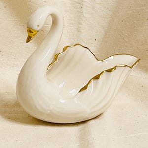 Lenox White Swan - Etsy