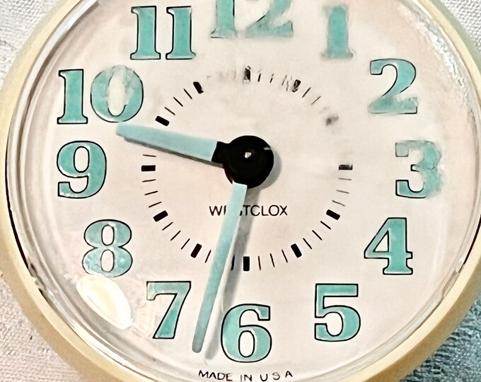 Westclox Vintage Alarm Clock Glow in the Dark, Made in USA Etsy