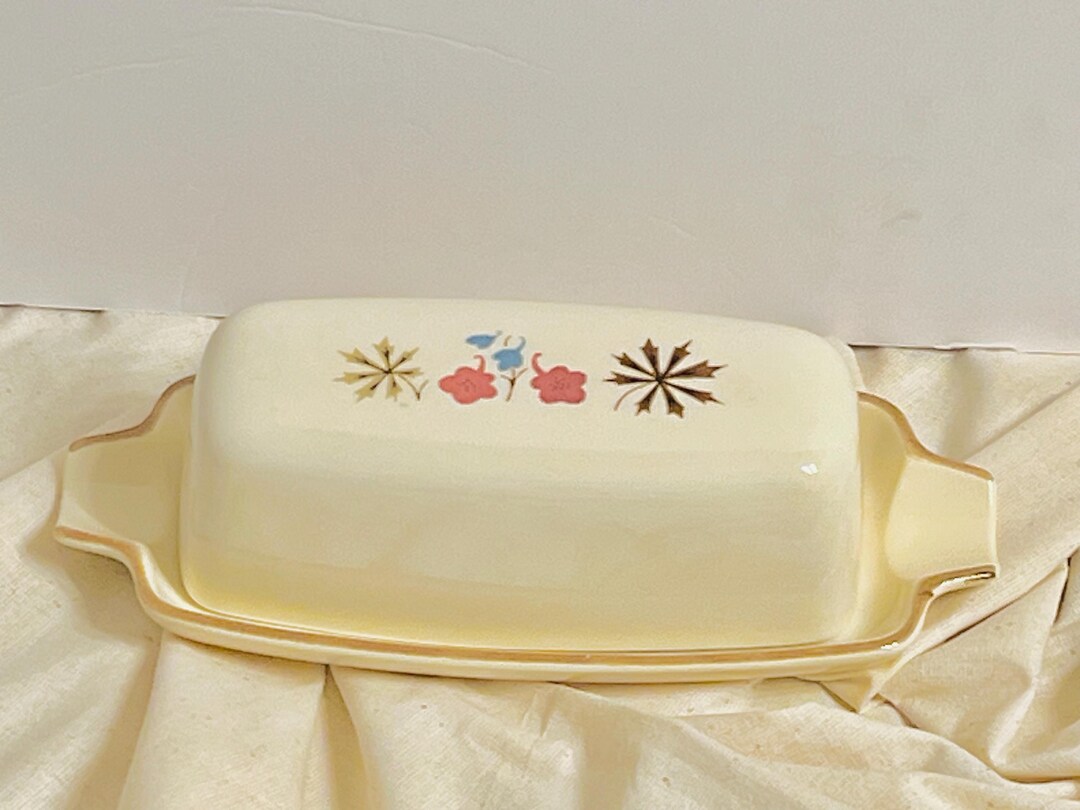 Franciscan Gladding Mcbean Atomic Butter Dish “larkspur” 1958 - Etsy