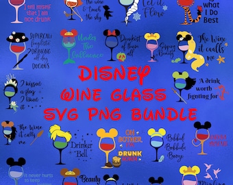 Princess Wine Glass SVG, Princess Wine Glass svg, Princesses svg, Princess Wine Glass cut file, File Silhouette, Printable file, Clipart