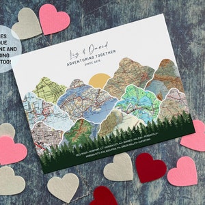1st Anniversary Gift, Paper Anniversary Gift For Husband, Personalized Gifts for Men, 1 Year Anniversary Gift for Boyfriend, Travel Gift