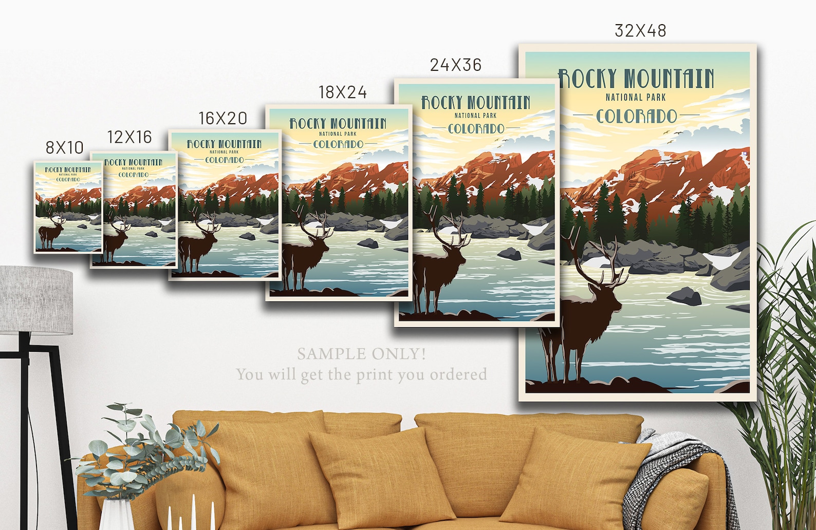 National Parks National Park Posters Sets of Posters | Etsy