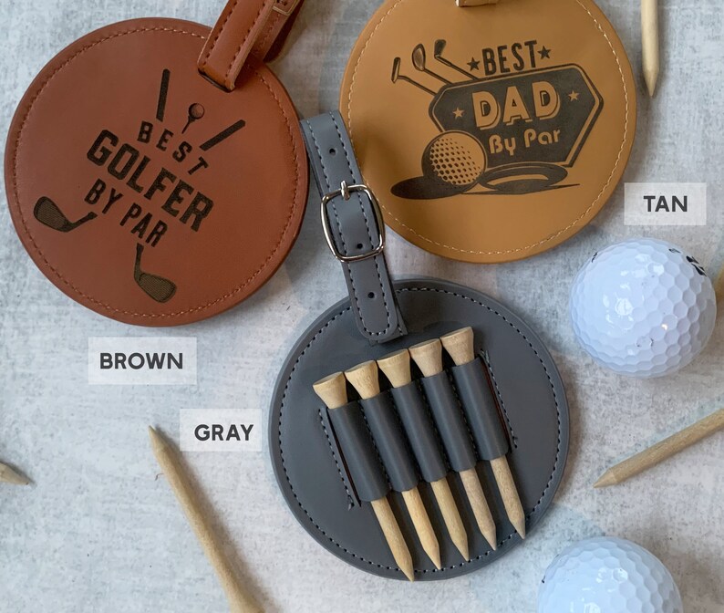 Gifts for Dad, Golf Gifts For Men, Golf Gifts for Dad, Father's Day Gift, Golf Tee Bag Tags, Father's Day Gifts, Engraved Golf Tag for Bag image 5