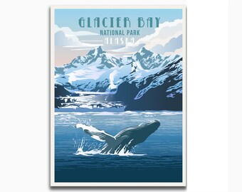 Glacier Bay National Park Alaska Lapel Pin LAST FEW! New Traveler Series Pin 