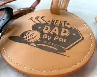 Gifts for Dad, Golf Gifts For Men, Golf Gifts for Dad, Father's Day Gift, Golf Tee Bag Tags, Father's Day Gifts, Engraved Golf Tag for Bag