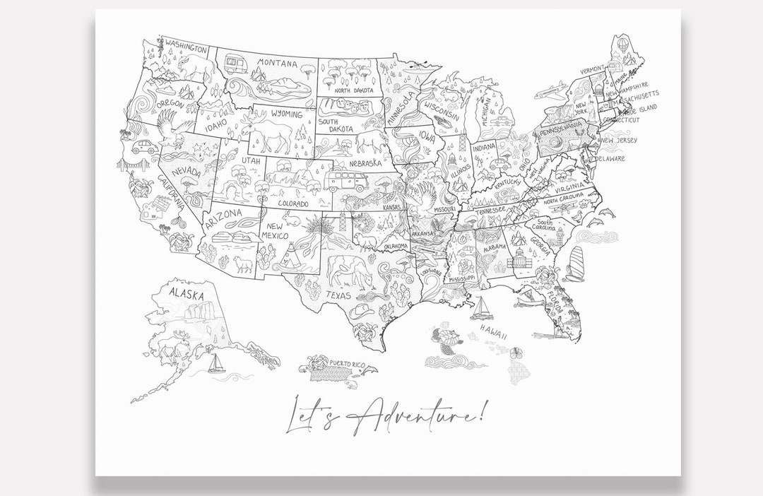 Map of United States Travel Map - Il 1080xN.5489680913 Lspi 