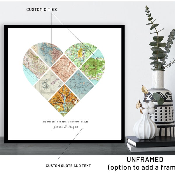 Fathers Day Gift from Daughter, Dad Gift, Fathers Day Gift from Son, Mountain Art, Gifts for Dad, Custom Map Gift, Many Sizes