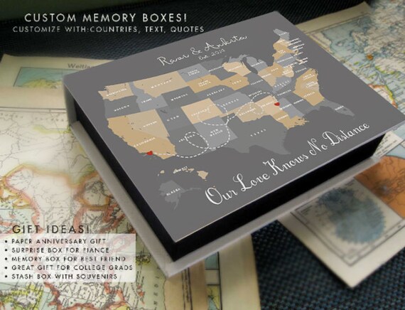 Wedding Memory Box Wedding Keepsake Box Custom Keepsake Box Etsy