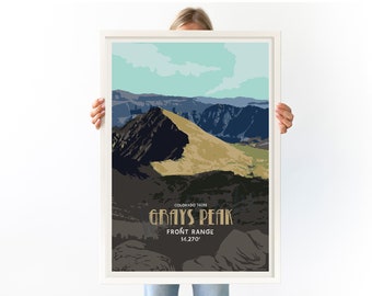 Colorado 14ers, Grays Peak, Colorado Fourteeners, Colorado Gifts for Men, Colorado Gifts, Gifts for Women, Colorado 14er Gifts