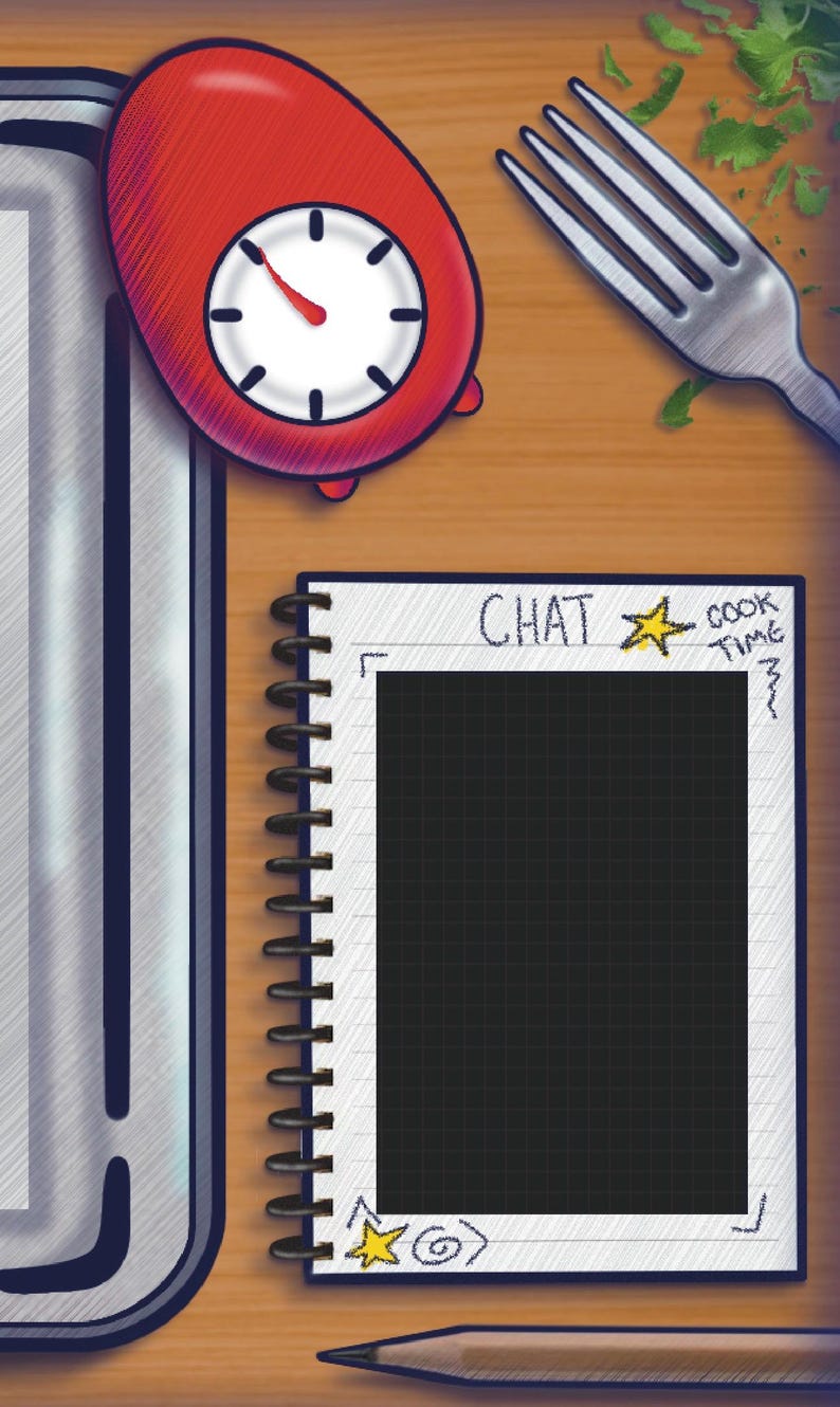 Cooking Themed Twitch Overlay Set • Starting Soon, Brb, Ending, Chat ...