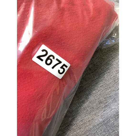 Vintage Red Argyle Denim Patchwork Sweatshirt Siz… - image 8