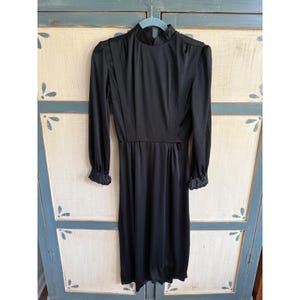 Vintage Black Funeral Dress - Etsy